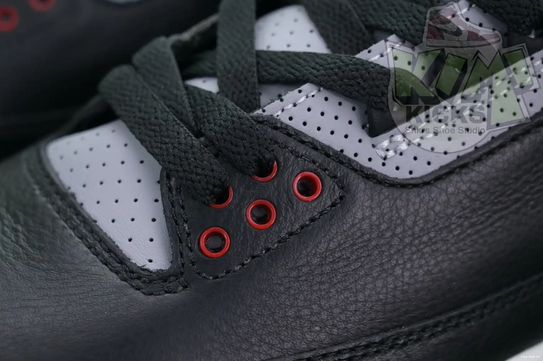 Air Cement Jordan Reimagined” 3“Black Kimikick 0607
